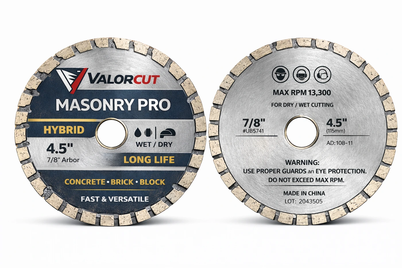 ValorCut Hybrid diamond blade