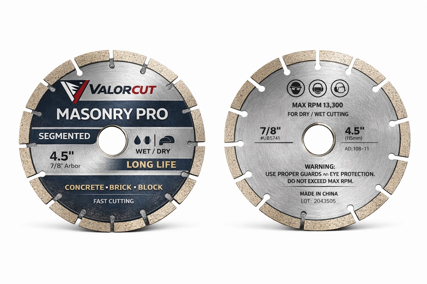 ValorCut Segmented diamond blade